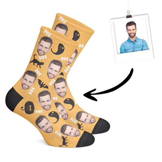 Personalisierte gruselige Halloweensocken