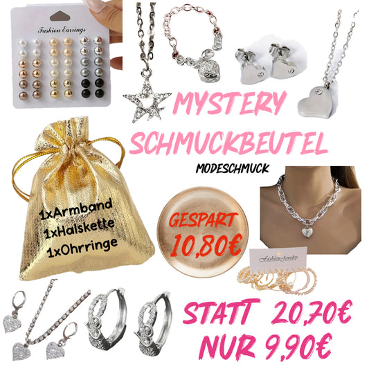 ‼️Vorbestellung ca 2 Wochen Bearbeitungszeit‼️ Mystery Schmuckbeutel 3 Teile
