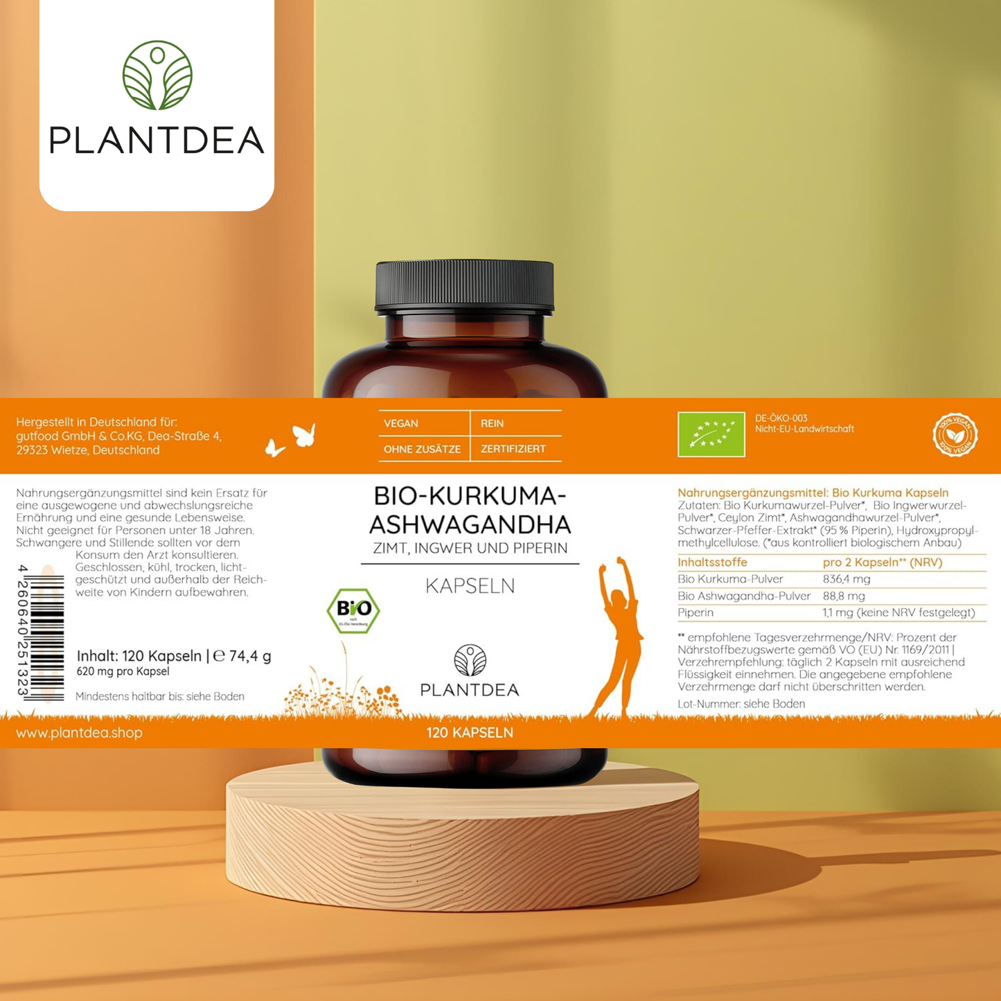 Bio Kurkuma & Ashwagandha Kapseln